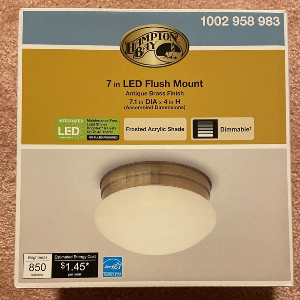 7 Inch LED Flush Mount Light